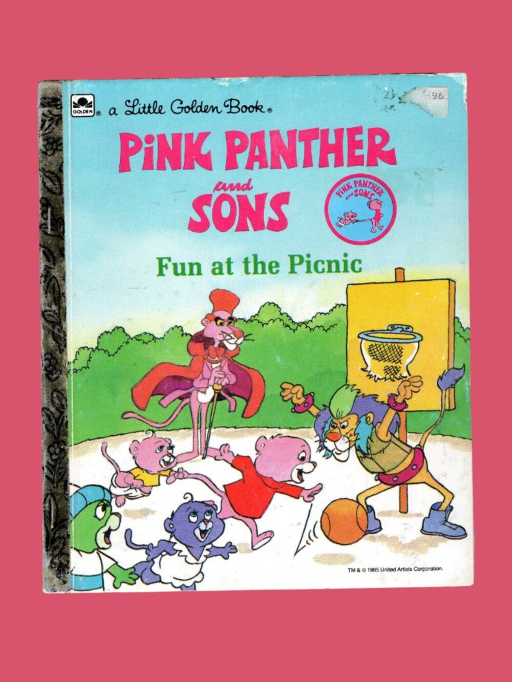 5/$20 Pink Panther and Sons: Fun at the Picnic Vintage Little Golden Book.